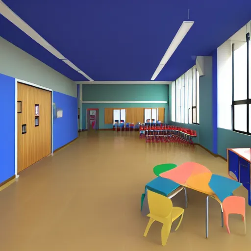 Image similar to a school reception, 4 k