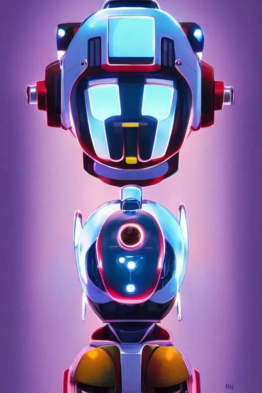 Image similar to metabots medabots medarotto medarot robot minimalist comics helmet mask neon cybereye, behance hd by jesper ejsing, by rhads, makoto shinkai and lois van baarle, ilya kuvshinov, rossdraws global illumination ray tracing hdr radiating a glowing aura