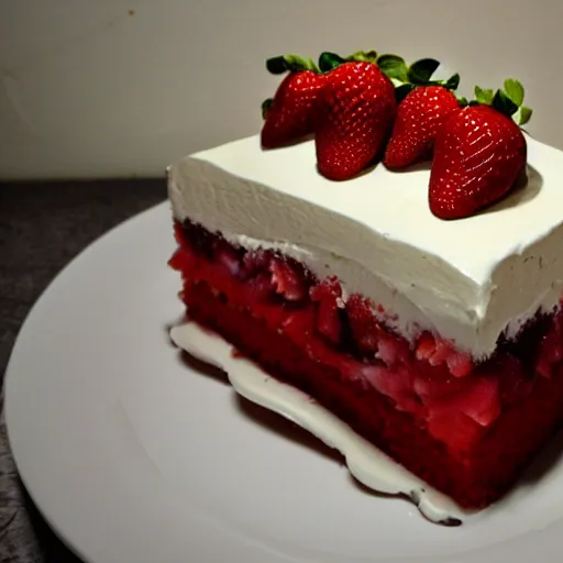 Image similar to strawberry cake