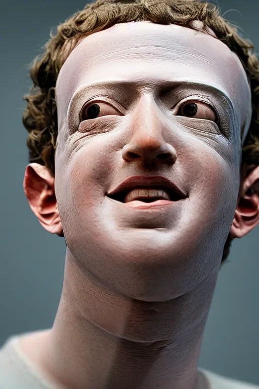 Image similar to mark zuckerberg as a scary sea creature, photorealistic, cinematic lighting, highly detailed, by guillermo del toro