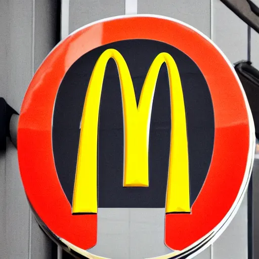 Image similar to the name john mayer in the design of the mcdonalds logo