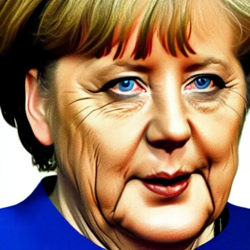 Prompt: angela merkel drawn in ms paint