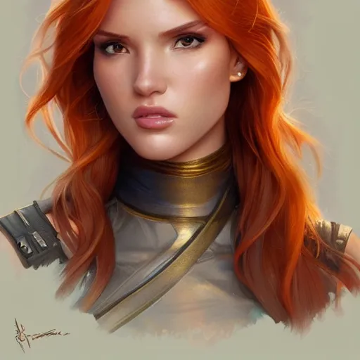 Prompt: ultra realistic illustration, bella thorne as kim possible, intricate, elegant, highly detailed, digital painting, artstation, concept art, smooth, sharp focus, illustration, art by artgerm and greg rutkowski and alphonse mucha