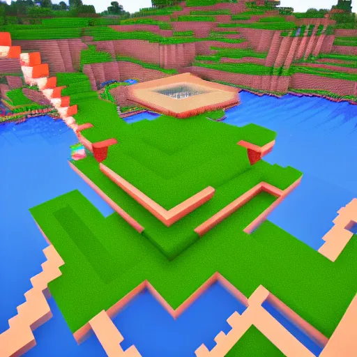 Prompt: minecraft style olympics, highres, raytracing, animals