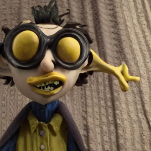 Prompt: A still of Sam Hyde in the film Coraline, highly detailed, very detailed, extremely detailed, detailed, HD Quality, taken in the mid 2000s