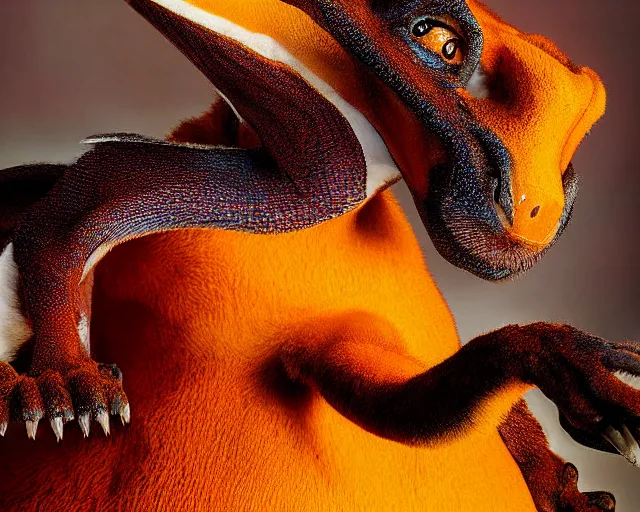 Image similar to portrait photograph of charizard, by frans lanting, sharp focus