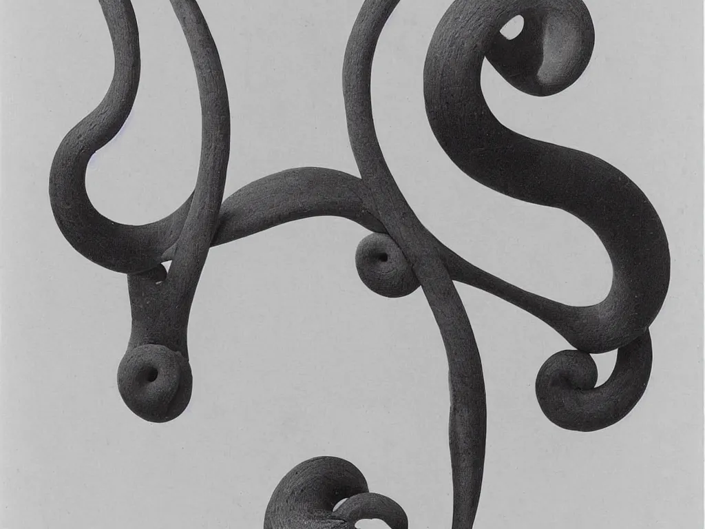 Image similar to chair snail. karl blossfeldt