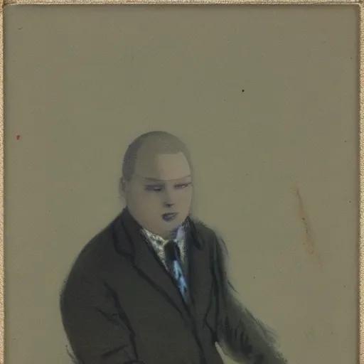 Prompt: bobby hill, portrait, polaroid, by felicien rops