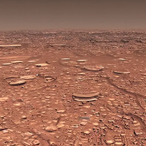 Image similar to city on mars