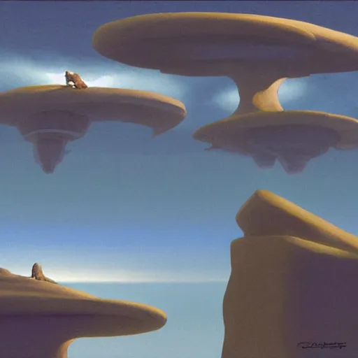 Image similar to floating sky islands, elegant, highly detailed, digital painting, concept art, smooth, sharp focus, illustration, by christian faber, by ralph mcquarrie, by leonardo da vinci