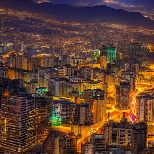 Image similar to Caracas Venezuela, 4K award winning photography lighting