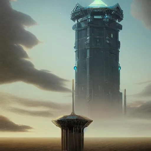 Prompt: dark with in the tower, matte painting, detailed, elden ring, oil on canvas, by beeple