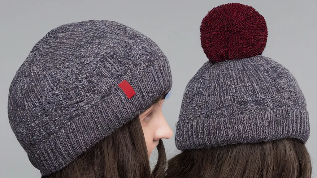 Image similar to cringecore scholastic irregular polygon beanie