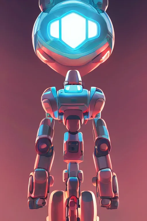 Image similar to metabots medabots medarotto medarot robot minimalist comics, behance hd by jesper ejsing, by rhads, makoto shinkai and lois van baarle, ilya kuvshinov, rossdraws global illumination ray tracing hdr radiating a glowing aura