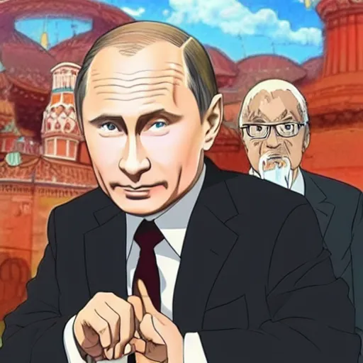 ANIME GIRL WITH RUSSIA PRESIDENT - Memes#6920385 | OpenSea