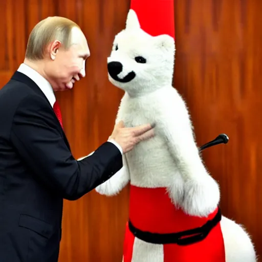 Image similar to Putin as a furry