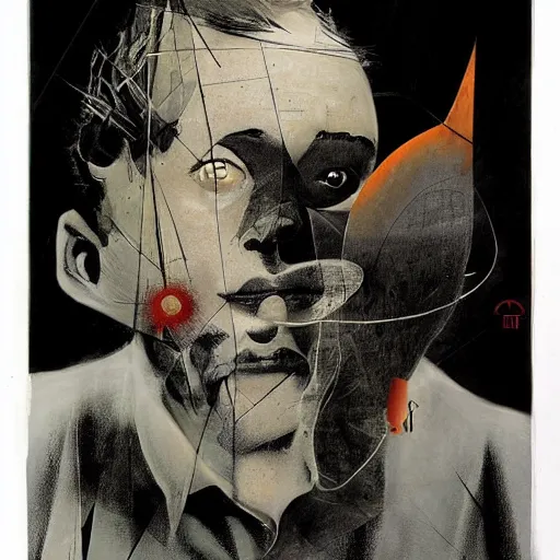 Image similar to no fears, okay one fear, by Dave McKean