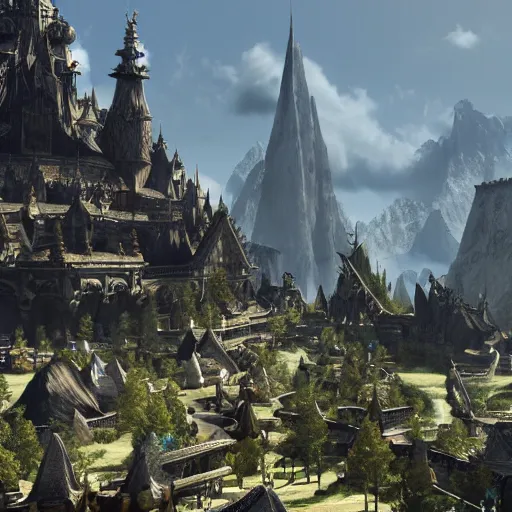 Image similar to FFXIV Heavensward, matte painting, extreme detail, 8k resolution, absolute masterpiece, upscaled