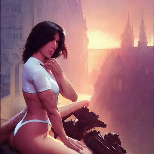 Prompt: alex jones, digital painting, artstation, concept art, smooth, sharp focus, illustration, art by artgerm and greg rutkowski, alphonse mucha, boris vallejo, george doutsiopoulos, and frank frazetta