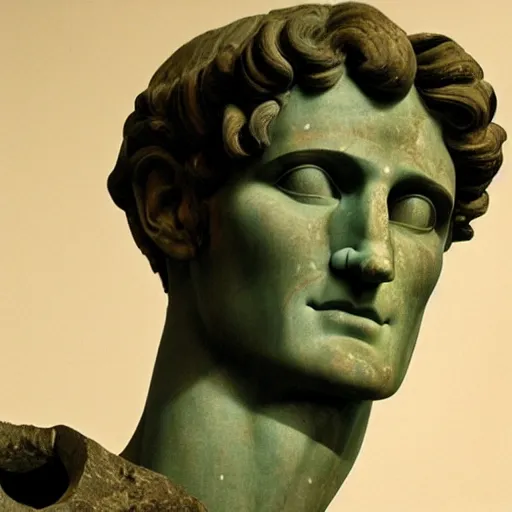 Prompt: handsome quidward, michelangelo david