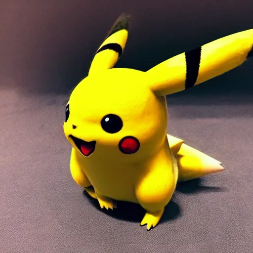 Image similar to Pikachu Sculpture made out of Marble