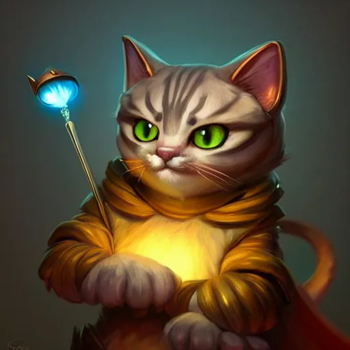 Image similar to super cute fantasy cat warrior 3D concept art by gediminas Pranckevicius, anthropomorphic, glowing effect, ornate, dynamic, centered, sharp focus, beautiful detailed, face very realistic, Game Art!!, hyper detailed, no background, cartoon, cinematic, raytrace, Trend on artstation, C4D