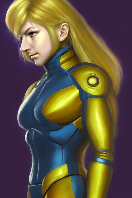 Prompt: frontal portrait of zero suit samus by francisco!!!! goya!!!!, art by francisco goya and peter paul rubens, very dark!!! colors, sharp focus, ( ( ( artstation ) ) ), dramatic lighting, 4 k, high quality