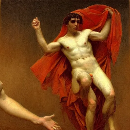 Prompt: representation of power and domination in the style of Jules Joseph Lefebvre, French painter, educator and theorist