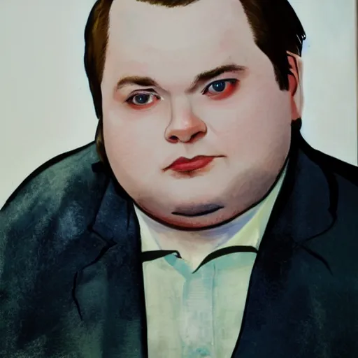 Image similar to a gaunt Rich Evans