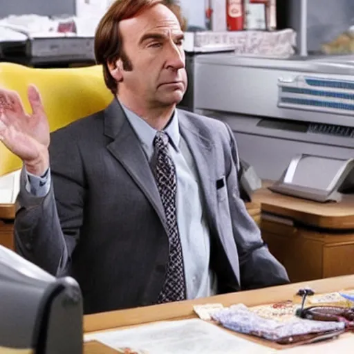 Prompt: Saul Goodman doing the griddy