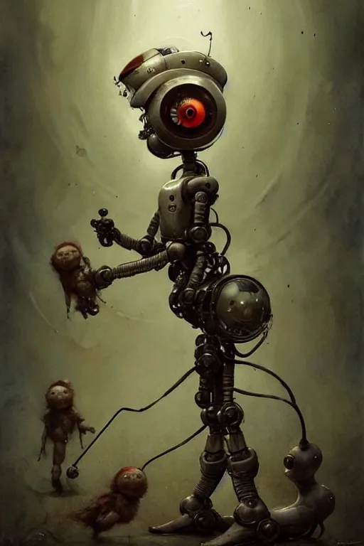 Image similar to kid robot toy design | esoteric symbolism | jean - baptiste monge, esao andrews, bastien lecouffe - deharme, tim jacobus, ken currie | ultra - detailed realism, soft cinematic lighting, hi - fructose, artstation, high - quality, ink watercolors wes anderson poster art