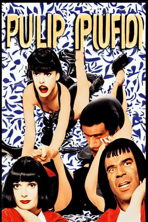 Prompt: pulp fiction by pedro almodovar