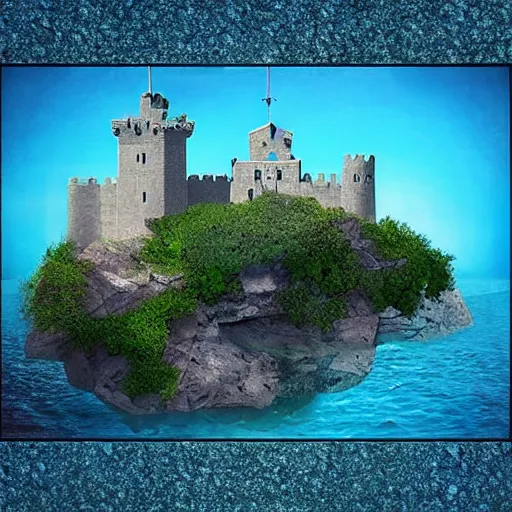 Image similar to castle sea