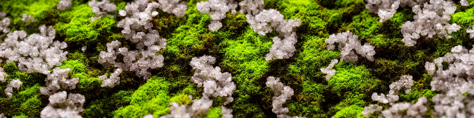 Image similar to moss terrarium, georgia o'keeffe, beautiful, bokeh