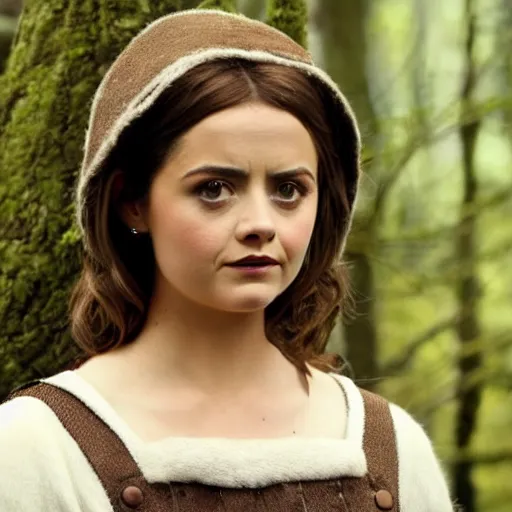 Image similar to jenna coleman as a wood elf