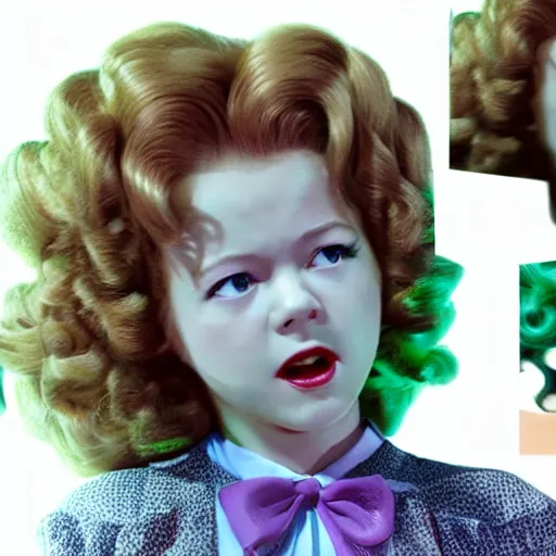 Image similar to cinematic shot of shirley temple as tatsumaki, live action, 4 k