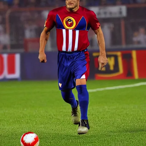 Image similar to Francesco totti as captain America