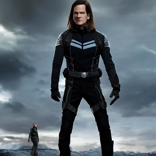 Image similar to Matt Smith as the Winter soldier