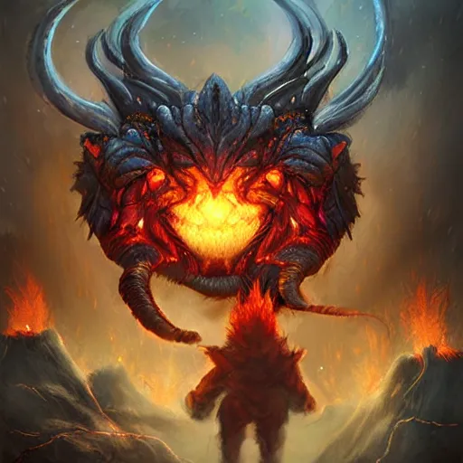 Image similar to fantasy art balrog