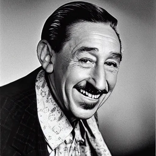 Image similar to walt disney as a cholo