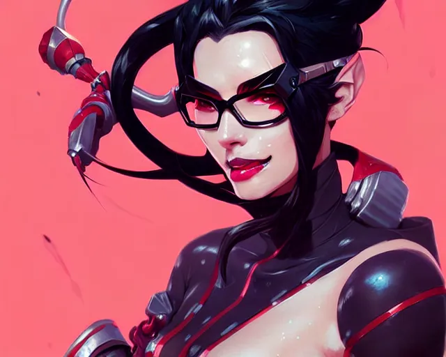 Image similar to a ultradetailed painting of vayne from league of legends by conrad roset, greg rutkowski and makoto shinkai trending on artstation