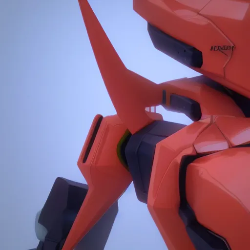 Image similar to neon Genesis evangelion 01 mech concept art close up shot face, 3d art, vfx, octane render, unreal engine, blender