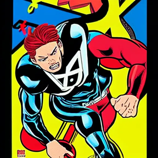 Prompt: the cover of the comic uncanny x - man # 1 9 4 styled in pop - art