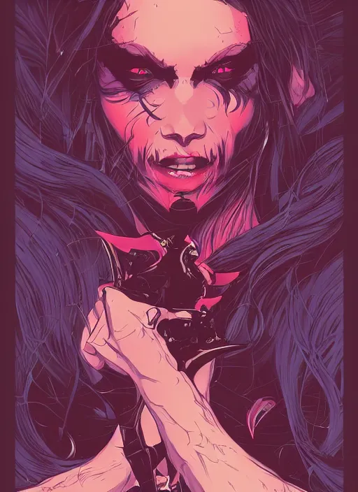 Image similar to beautifull succubus, cute face. dark fantasy, d & d, artstation, art by petros afshar, tom whalen, laurie greasley and greg rutkowski and ilya kuvshinov