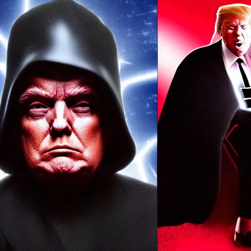 Prompt: Donald Trump as a Sith Lord