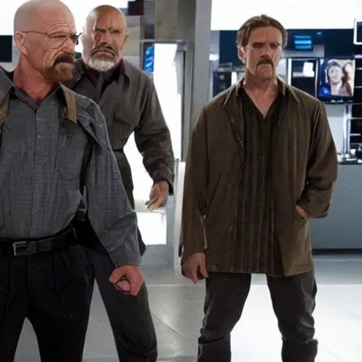 Prompt: walter white joining the avengers