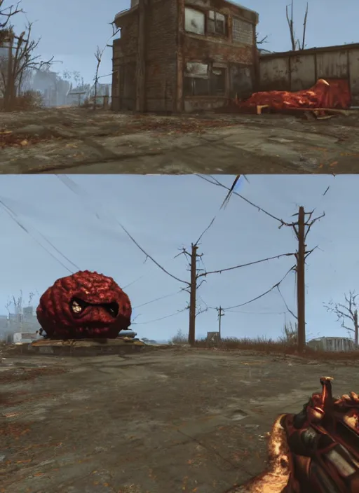 Image similar to Meatwad in fallout 4