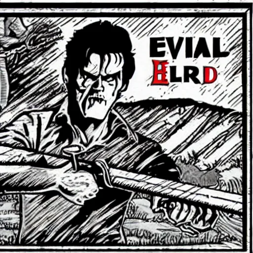 Image similar to evil dead 16 bit,