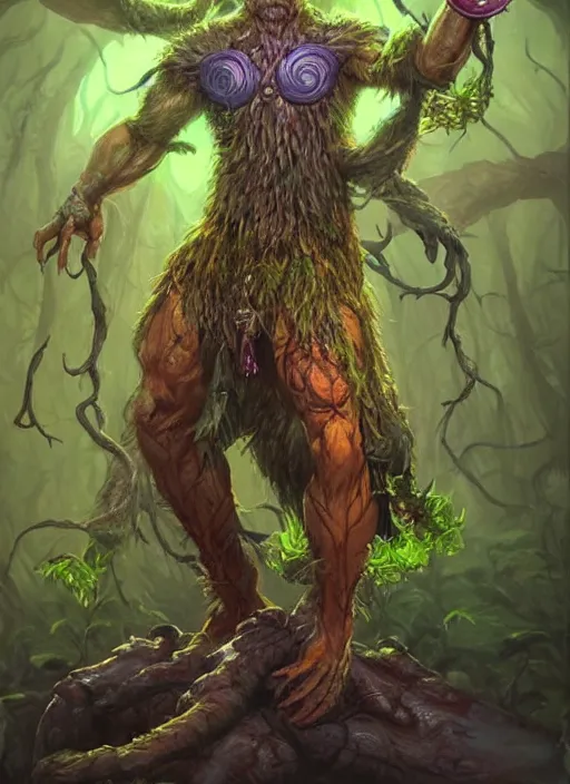 Image similar to tree person, dndbeyond, bright, colourful, realistic, dnd character portrait, full body, pathfinder, pinterest, art by ralph horsley, dnd, rpg, lotr game design fanart by concept art, behance hd, artstation, deviantart, hdr render in unreal engine 5