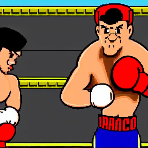 Prompt: mac from punch out title bout ultra realistic photography boxing